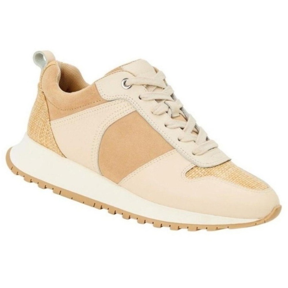 J. McLaughlin Leather And Suede Emerson Sneakers NWOB - Size 7M & 37 EUR